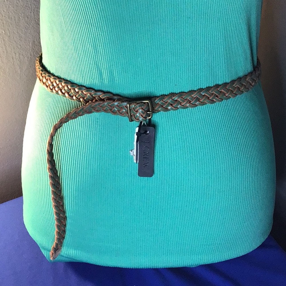 J. Crew thin braided belt